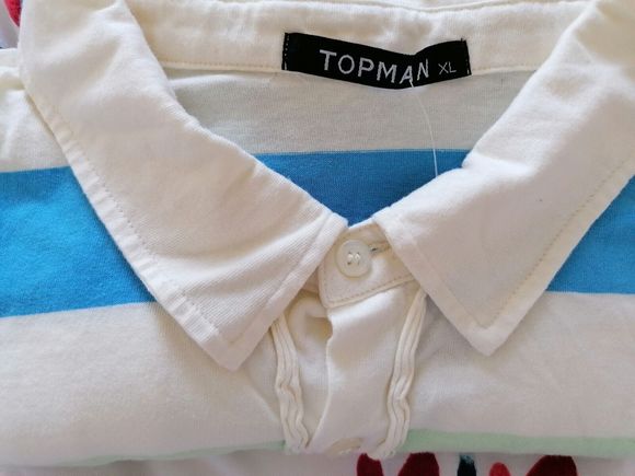 Topman Polo shirt Mens XL 42 To 44 Inch Chest 100% Cotton Fab Colours - Picture 14 of 14